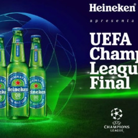 Heineken realiza ação para celebrar a final da UEFA Champions League