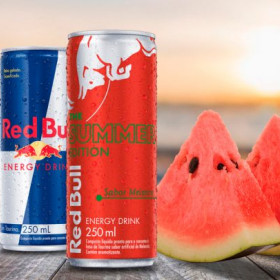 Red Bull lança sabor melancia e promoção especial com ícones do esporte