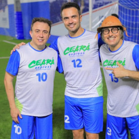 Estrela do Futsal, Falcão fecha parceria com a Ceará Express em jogo entre amigos
