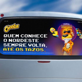 Delantero produz campanha da Cheetos: Tazos do PAC-MAN