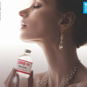 Nova campanha da Unicef Noruega mostra vacina da Covid-19 como um item de luxo