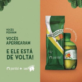 Pardal Sorvetes renova parceria para produção do picolé de São Geraldo