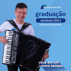 Novo tempo é tema de campanha da Faculdade CDL estrelada pelo cantor e sanfoneiro Waldonys