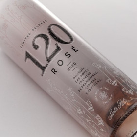 Vinícola lança o novo 120 Rosé com embalagem que muda de cor na temperatura ideal para o consumo