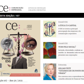 Aberje lança edição 107 da Revista CE com tema “Comunicação e o Capital Ético”