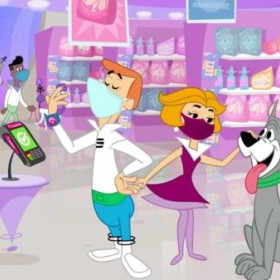 Bradesco une Jetsons e Flintstones em nova campanha