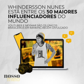 Whindersson Nunes está entre os 50 maiores influenciadores do mundo