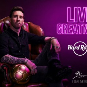 Em comemoração ao 50º aniversário da marca, o Hard Rock Internacional anuncia parceria com Lionel Messi