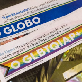 Pela primeira vez, O GLOBO transforma seu logotipo pelo Dia Internacional do Orgulho LGBTQIAP+
