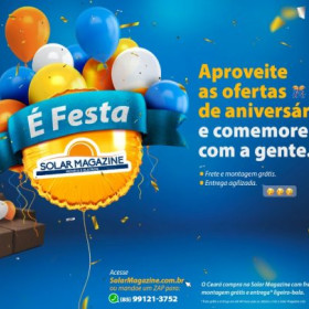 Solar Magazine comemora 32 anos e lança campanha de aniversário assinada pela Bravo/BBG