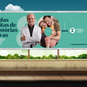 Sindicato dos Médicos do Ceará lança campanha institucional em alusão aos 80 anos da entidade