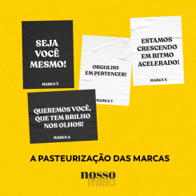 A pasteurização das marcas