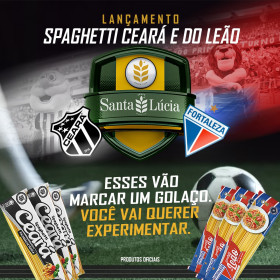 Grupo Santa Lúcia lança Spaghetti Ceará e do Leão