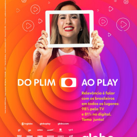 Globo lança novo posicionamento em campanha de marca: do plim ao play