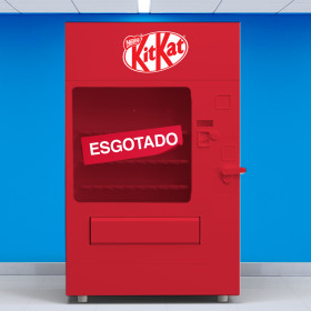 No Twitter, Kik Kat faz post que sugere que times do WhatsApp, Instagram e Facebook estão dando um break para comer o chocolate