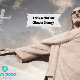 Campanha mundial “não há vacina para a mudança do clima” é lançada no Brasil