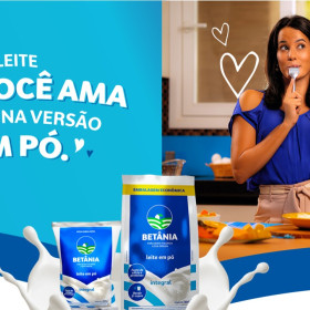 Betânia realiza campanha para promover linha de leite em pó