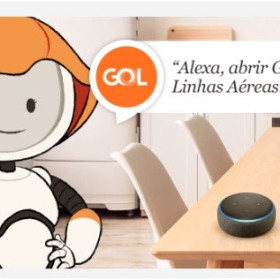 GOL anuncia integração com Alexa, inteligência artificial da Amazon
