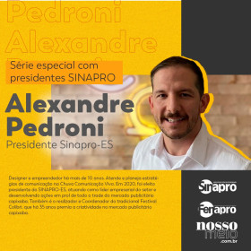 Entrevista com Alexandre Pedroni, presidente do Sinapro-Espírito Santo