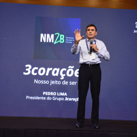 NM2BUSINESS: Abertura é marcada por presenças ilustres na palestra de Pedro Lima, CEO do Grupo 3Corações