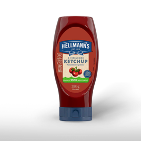 Hellmann’s se torna primeira marca a produzir ketchup com frascos 100% reciclados