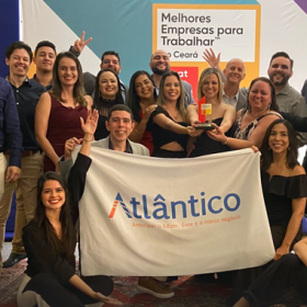 Instituto Atlântico é eleito o segundo melhor lugar para se trabalhar no Ceará, de acordo com a Great Place to Work