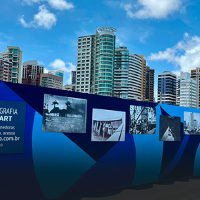 Dasart Engenharia estampa muros dos empreendimentos com imagens do Museu da Fotografia Fortaleza