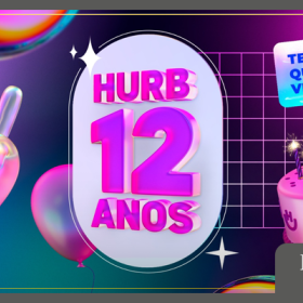 Em campanha de aniversário, Hurb leva seus públicos a viajarem através do uso da tecnologia