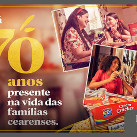 M. Dias Branco celebra os 70 anos de sua primeira marca com campanha histórica e afetiva