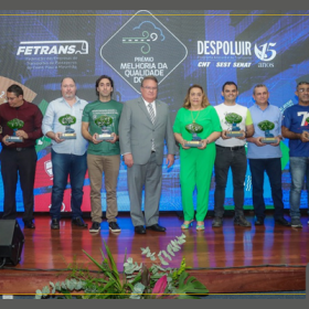 Fetrans realiza cerimônia de entrega da 20ª edição do Prêmio Melhoria da Qualidade do Ar nesta terça (06)