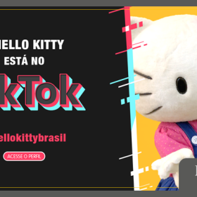Conta oficial da Hello Kitty Brasil no TikTok bate mais de 500 mil seguidores