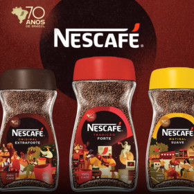 70 Anos da Nescafé no Brasil são celebrados com embalagens comemorativas