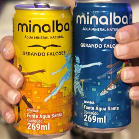 Fala na Lata: Minalba Brasil e Gerando Falcões lançam edição especial de água mineral em lata