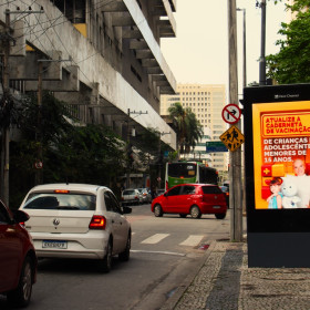 Governo Federal e Ministério da Saúde fazem primeira campanha publicitária em 3D no OOH