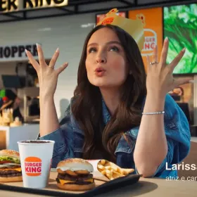 Burger King e Larissa Manoela: a repercussão nas redes sociais sobre o sucesso da colaboração