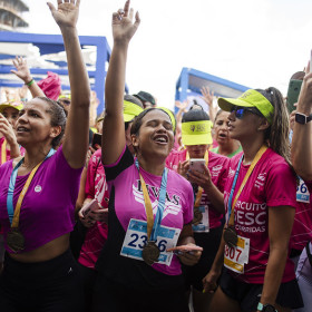 Outubro Rosa une Sesc e Governo do Estado em etapa do Circuito de Corridas