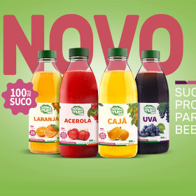 Nossa Fruta lança nova linha de sucos 100% naturais no Festival Costume Saudável 2023