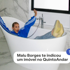 Malu Borges e QuintoAndar lançam lista inédita de imóveis selecionados pela influenciadora