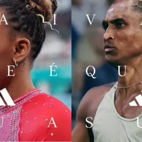 Com Rebeca Andrade e Alison dos Santos, Adidas lança campanha global sobre pressão no esporte