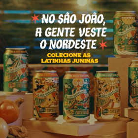 Cajuína São Geraldo lança campanha e latinhas temáticas de São João