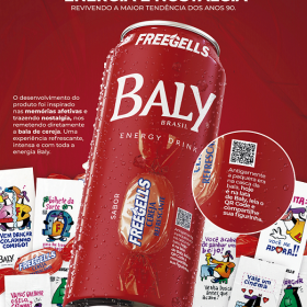Baly e Freegells lançam collab unindo sabor e nostalgia