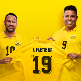 Mercado Livre aposta em Ronaldo e Neymar Jr. para anunciar frete grátis histórico