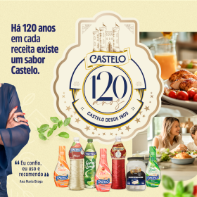 Ana Maria Braga estrela campanha de 120 anos da Castelo Alimentos assinada pela CDR+