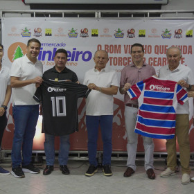 Supermercado Pinheiro anuncia patrocínio a Ceará e Fortaleza até o final do Campeonato Cearense 2026