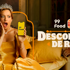 99Food lança primeira campanha promocional no Brasil em parceria com o Burguer King®