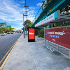 Eletromidia, Claro e Grupo Urb anunciam a chegada do projeto Abrigo Amigo em Fortaleza