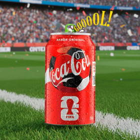 Latas que “gritam gol” da Coca-Cola chegam às gôndolas de todo o Brasil nesta sexta-feira (13)