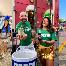 Com assinatura da Tá em Todas, ativações movimentam o pré-carnaval de Fortaleza