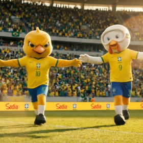 Sadia reforça presença na Seleção Brasileira com filmes estrelados por Lek Trek e Canarinho