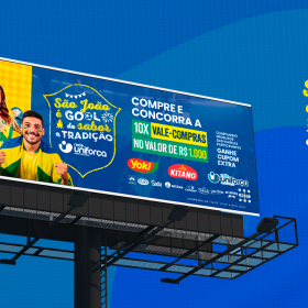 Rede Uniforça de supermercados combina tradição junina e Copa do Mundo em nova campanha